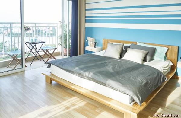 Cải tạo phòng ngủ 25m2 đơn sơ thành không gian lãng mạn