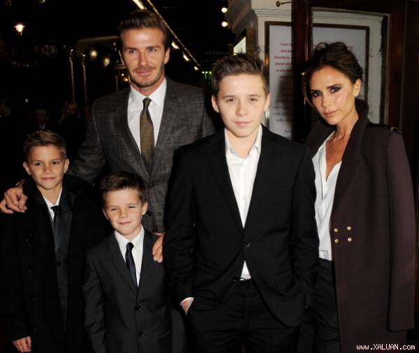 Cặp vợ chồng nổi tiếng David và Victoria Beckham cùng các con luôn là tâm điểm thu hút sự chú ý của công chúng.