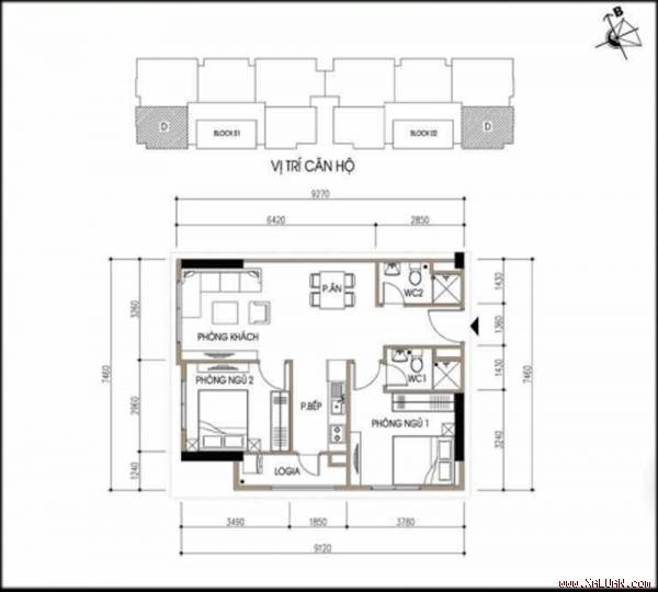 Tư vấn bố trí nội thất căn hộ 60m² hiện đại và hợp với mệnh mộc
