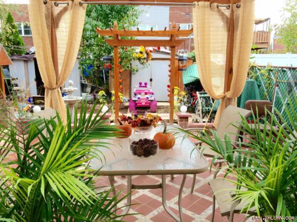 Khu vườn nhỏ gợi nhớ quê nhà của gia đình Việt ở Mỹ