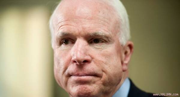 Thượng nghị sĩ John McCain, Chủ tịch Ủy ban Quân vụ Thượng viện Hoa Kỳ. Ảnh: AP.