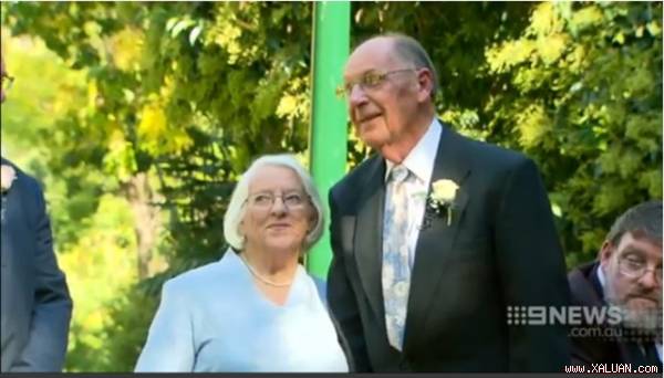 Cặp đôi cưới nhau sau 65 năm hẹn ước