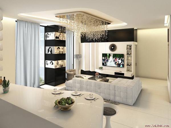 Nhà mới của Ngọc Trinh có diện tích 200m2, nằm trên tầng 33 của một khu căn hộ cao cấp ở Quận 7, TP HCM,