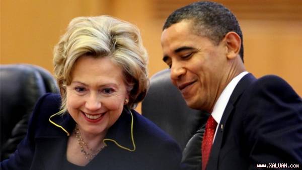 Tổng thống Obama chúc mừng thành tích lịch sử của bà Clinton