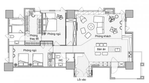 Căn hộ lý tưởng cho gia đình có con nhỏ