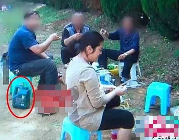 Thủ phạm hỏa hoạn chính là bình nhiên liệu của bàn bên cạnh.