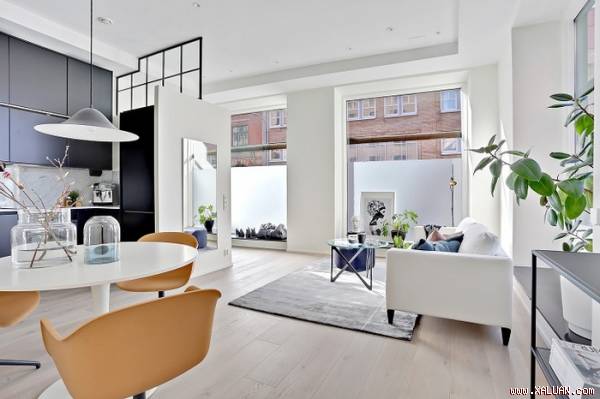 Căn hộ 50m2 rộng thênh thang nhờ bố trí chức năng hợp lý