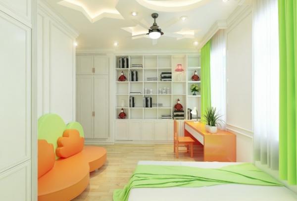 Nhà 3 tầng 100 m2 phong cách bán cổ điển