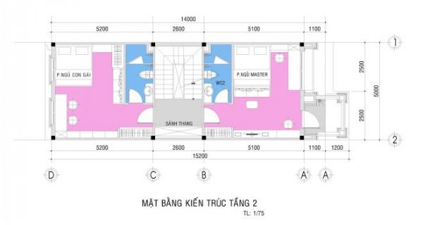 Nhà 3 tầng 100 m2 phong cách bán cổ điển