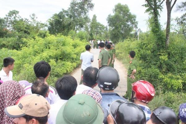 Hiện trường nơi phát hiện thi thể cô Oanh. Ảnh: Xuân Đức. Hiện trường nơi phát hiện thi thể cô Oanh. Ảnh: Xuân Đức.