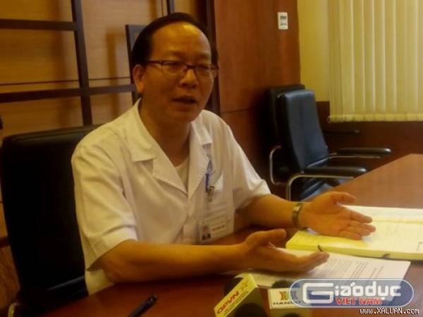 Ông Trần Minh Điển, Phó giám đốc Bệnh viện Nhi Trung Ương.