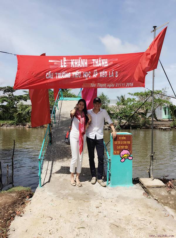 Xây cầu từ thiện, Công Vinh - Thủy Tiên vẫn bị chê trách