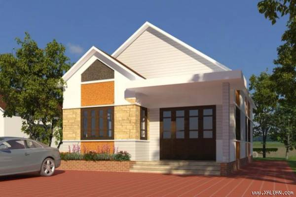 Ảnh 3D mẫu ngôi nhà 1