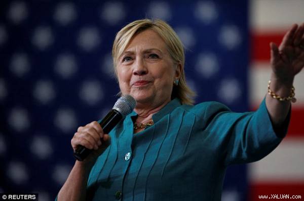 Cựu Ngoại trưởng Mỹ Hillary Clinton. (Ảnh: Reuters)