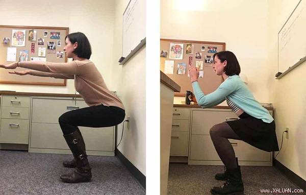 Chăm chỉ tập squat vào giờ nghỉ ở công ty và điều thần kì đã xảy ra...