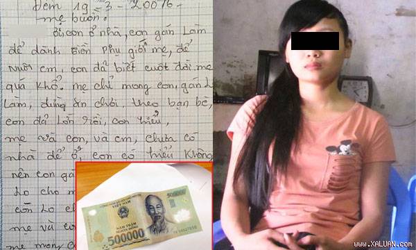 Thư sai chính tả cùng 500 ngàn đồng mẹ gửi lên, cô gái xé vội lá thư vứt đi ai ngờ....
