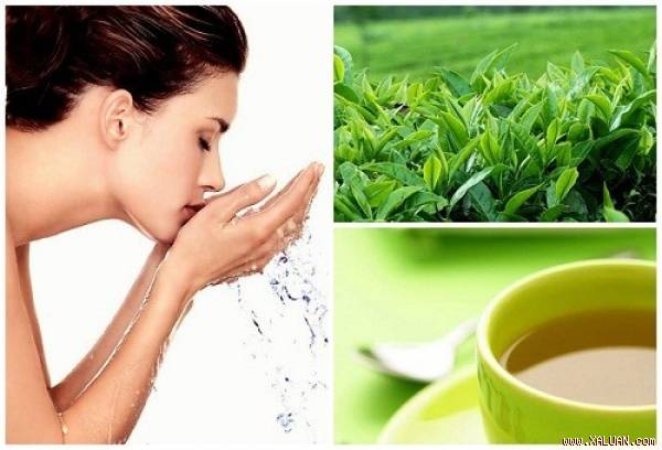 Rửa mặt bằng lá chè xanh có nhiều công dụng tuyệt vời