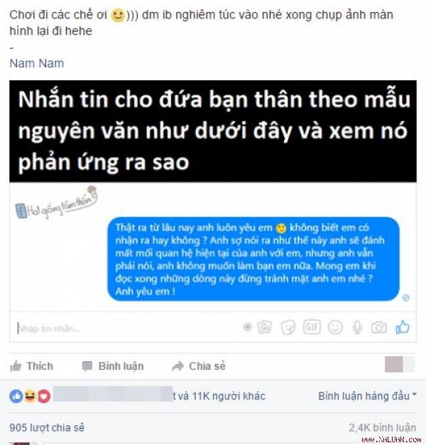 Trào lưu này bắt nguồn từ một fanpage trên Facebook và nhận được sự tham gia của hàng nghìn bạn trẻ.