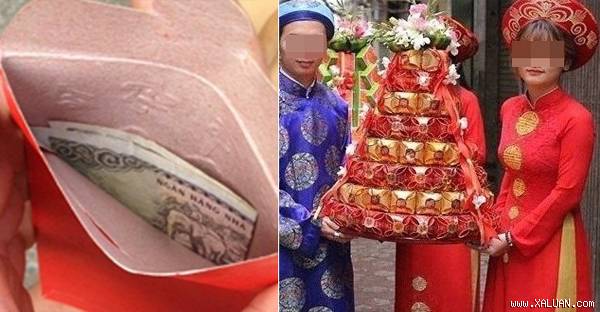 Bê tráp cưới thuê nhận được lì xì toàn 1 ngàn, cô gái quay lại bắt đền thì chú rể kéo vào
