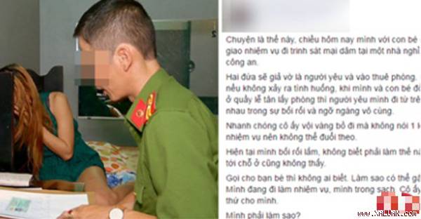 Chiến sĩ công an trinh sát mại dâm bắt gặp bạn gái ở nhà nghỉ