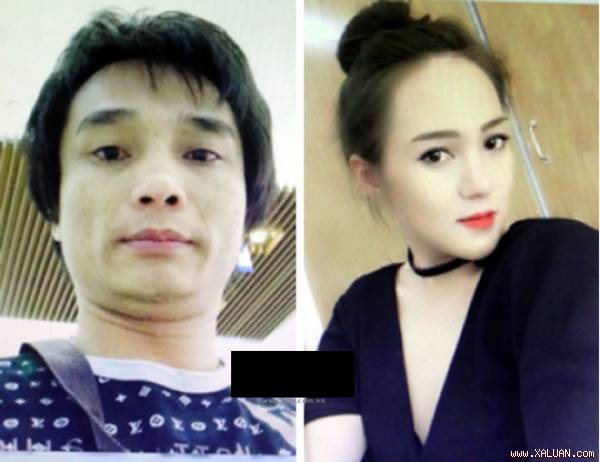 Phạm Đình Lân và người đẹp Trần Lệ Đài Trang. 