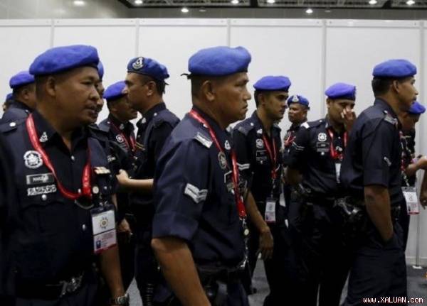 Lực lượng cảnh sát Malaysia. (Nguồn: The Chronicle)