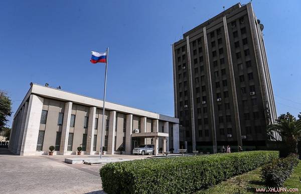 Đại sứ quán Nga tại Syria (Ảnh: TASS)