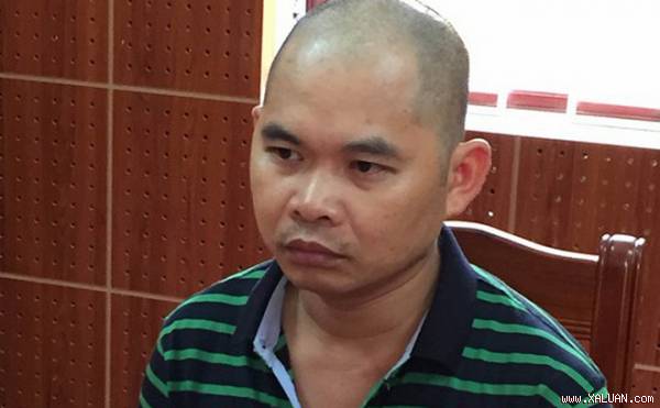  Nguyễn Hữu Diên tại cơ quan công an. (Ảnh: CACC)