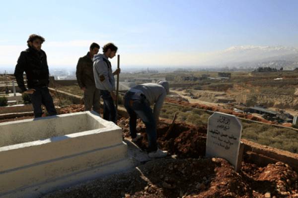 Nhiều người tị nạn Syria ở Lebanon chết mà không tìm được nơi an nghỉ cuối cùng