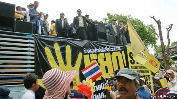 Biểu tình chống chính phủ bà Yingluck hồi năm 2014