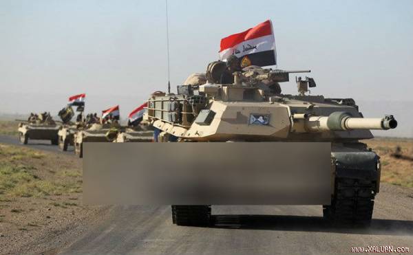 Các lực lượng Iraq trong chiến dịch chống IS tại Hawija ngày 4/10.
