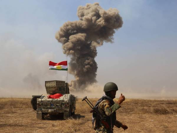 Một cuộc giao tranh giữa quân đội Iraq và phiến quân IS. Ảnh minh họa