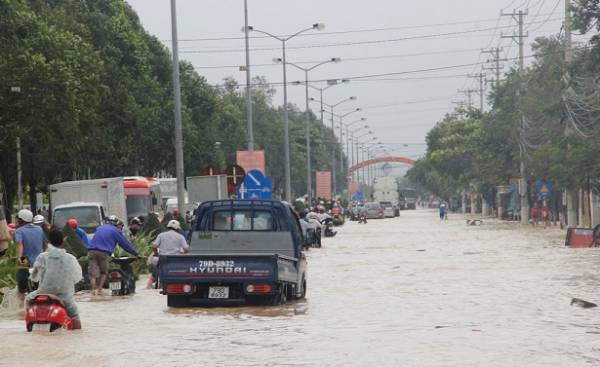 Tin cảnh báo lũ trên các sông ở Khánh Hòa