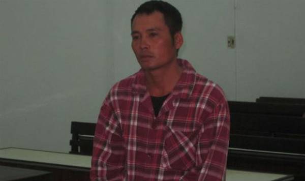 Bị cáo Nguyễn Văn Nhân trước tòa