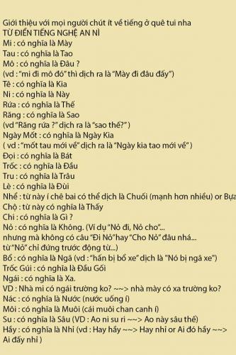 Từ điển Tiếng Nghệ An Va Sự Hoang Mang đầy Ngọt Ngao Của Co Dau Xứ Bắc Tinh Bột Nghệ Nguyen Chất Ba Ba Xứ Nghệ