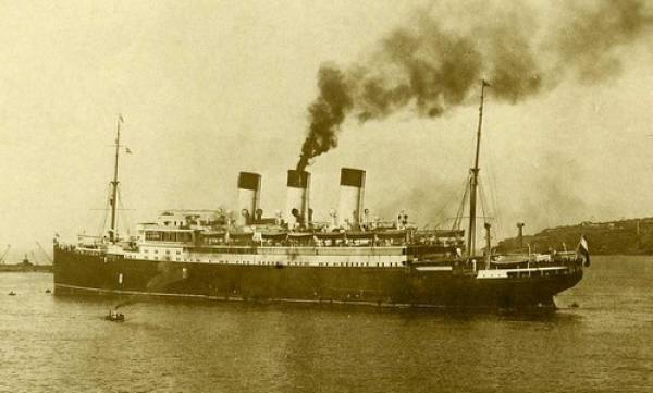 SMS Cap Trafalgar trước khi hoán cải thành tàu tuần dương. Ảnh: Wikipedia.