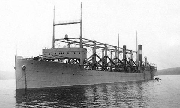 Tàu USS Cyclops biến mất ở Tam giác Bermuda khi quay về từ một chuyến đi tới Brazil vào tháng 3/1918. Ảnh: Wikimedia.Tàu USS Cyclops