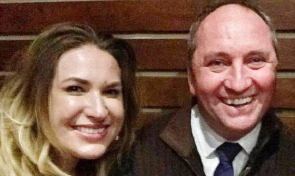 Phó Thủ tướng Barnaby Joyce và cựu thư ký báo chí Vikki Campion. Ảnh: Dailymail