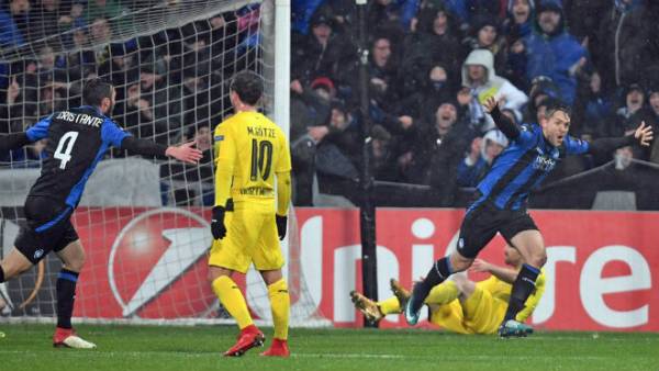 Bàn thắng của Toloi là không đủ để giúp Atalanta bước tiếp