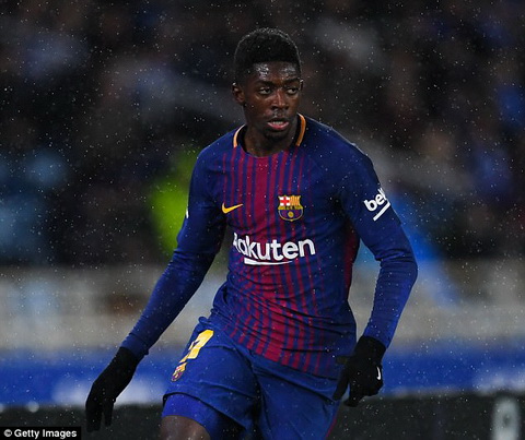 Ousmane Dembele chơi thất vọng khi cập bến Barca