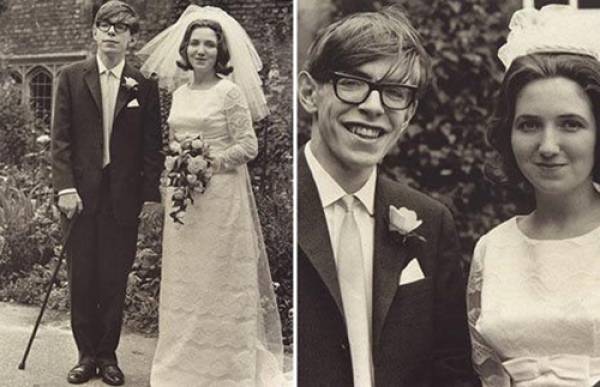  Stephen Hawking cùng người vợ đầu tiên, Jane Wilde. Ảnh: Telegraph.