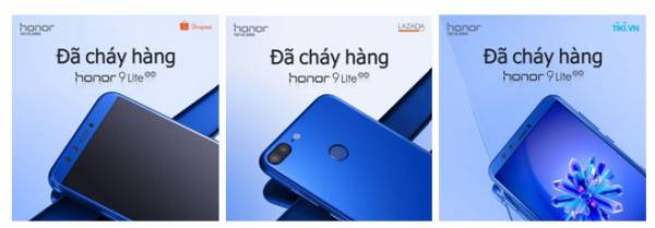 Honor 9 Lite ‘sạch kho’ trong đợt đầu mở bán flash sale