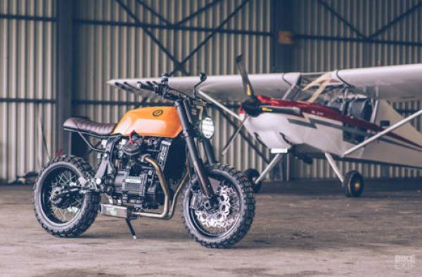 Honda CX650 theo phong cách scrambler