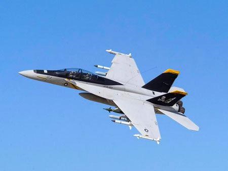 Rơi máy bay tiêm kích F-18 của Hải quân Mỹ