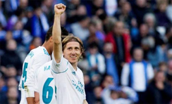 Modric đang thi đấu rất hiệu quả trong màu áo Real. Ảnh: Marca