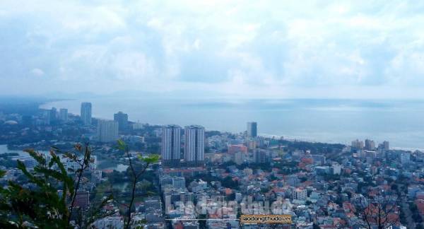 Thành phố biển Vũng Tàu nhìn từ trên cao