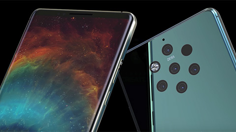 Nokia 9 tiếp tục lộ diện với thiết kế tuyệt đẹp, 5 camera phía sau