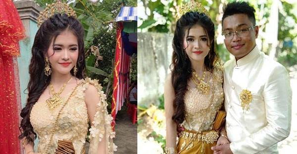 Thấy chú rể cưới vợ Khmer xinh như hoa, ngàn chàng trai F.A than trời