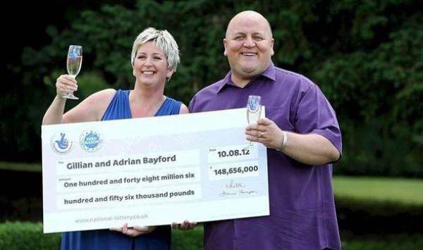 Adrian Bayford won the special prize when he was not split