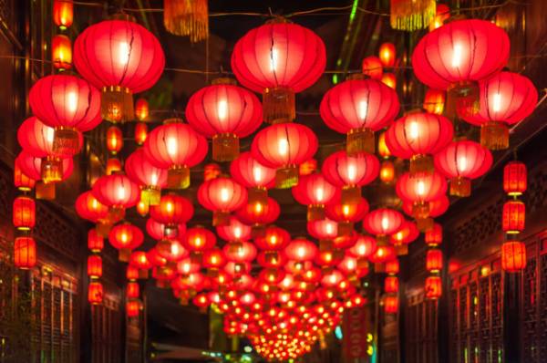 Trang trí đón năm mới ở Trung Quốc